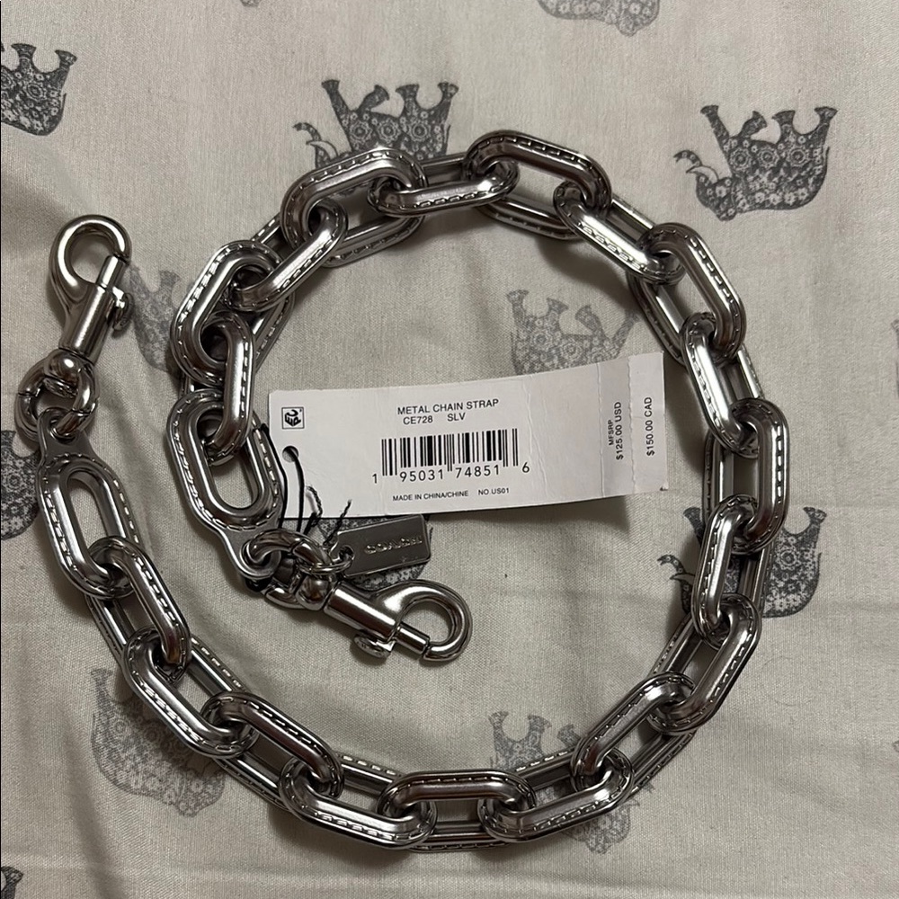NWT coach bag chain